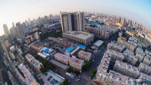 Fisheye view of Nanjing City Center - Pix on Trips