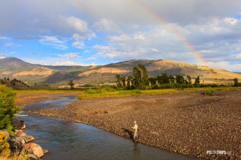 Fishing in Yellowstone National Park - Pix on Trips