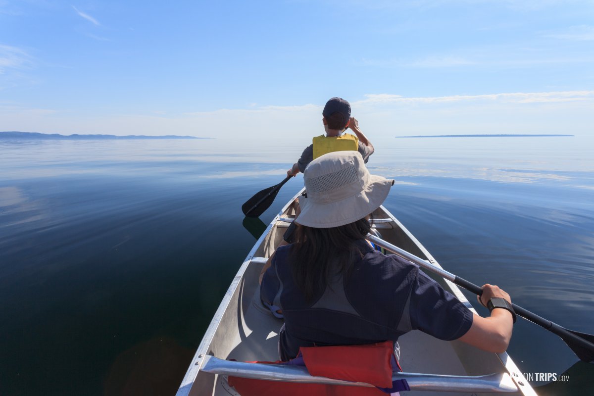 Paddling on the Lake Superior - Pix on Trips