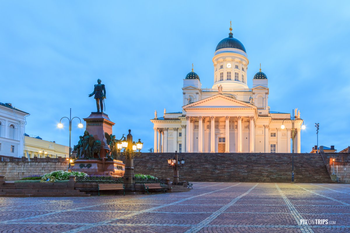 Senate Square and Helsinki Cathedral - Pix on Trips