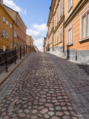 Cobblestone Alley in Stockholm - Pix on Trips