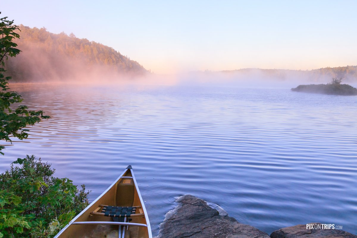 Misty Lake at dawn - Pix on Trips