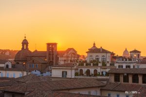 Cityscape of Rome at sunset - Pix on Trips