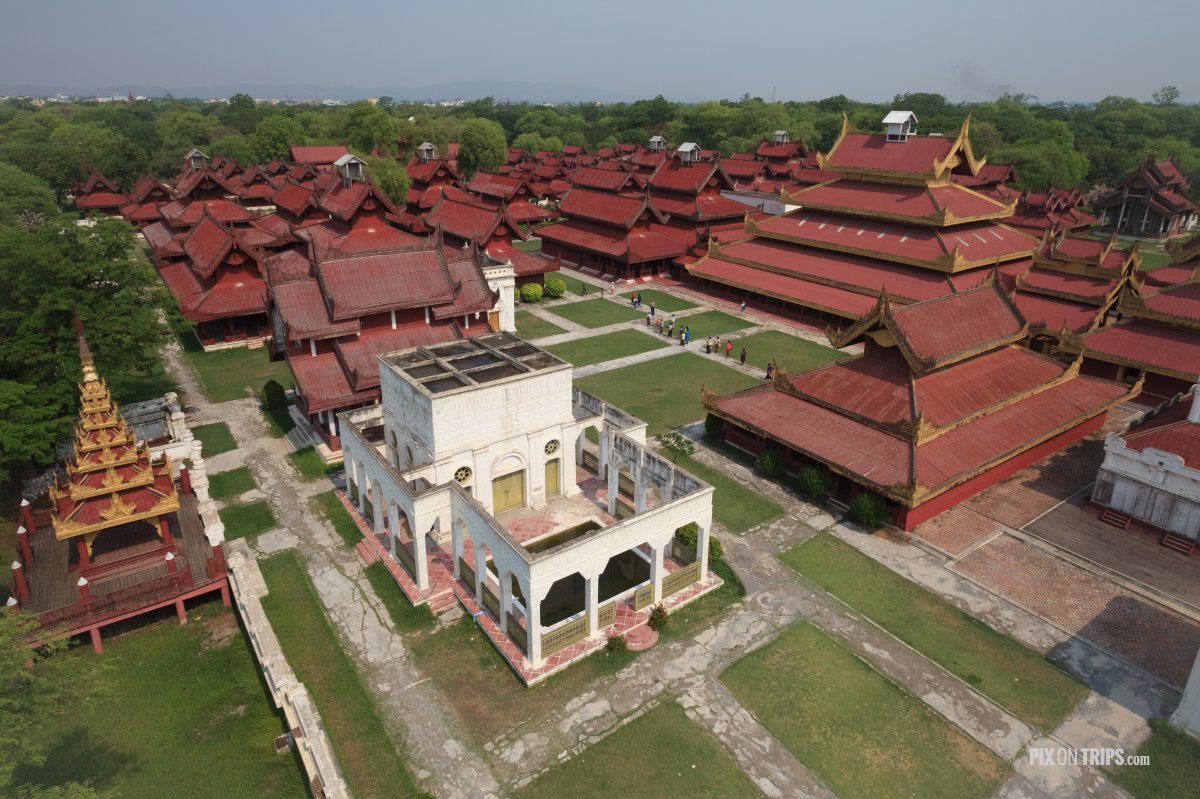 Mandalay Palace from watchtower, Mandalay, Myanmar | Pix on Trips