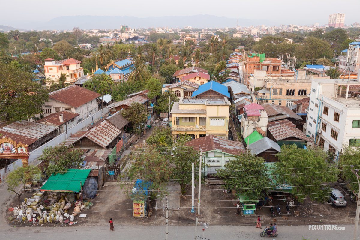 Panoramic view of Mandalay Myanmar | Pix on Trips