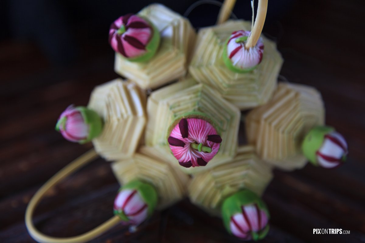Reed flower made in Mekong River Delta, Vietnam - Pix on Trips