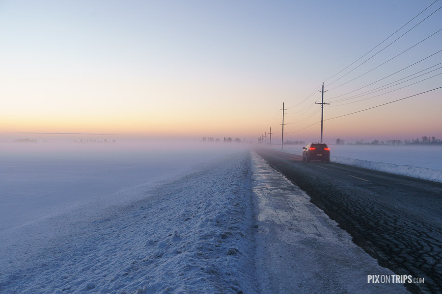 Rural Ottawa in a Winter Morning